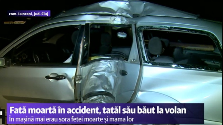 Fata moarta in accident, tatal baut la volan Imagine