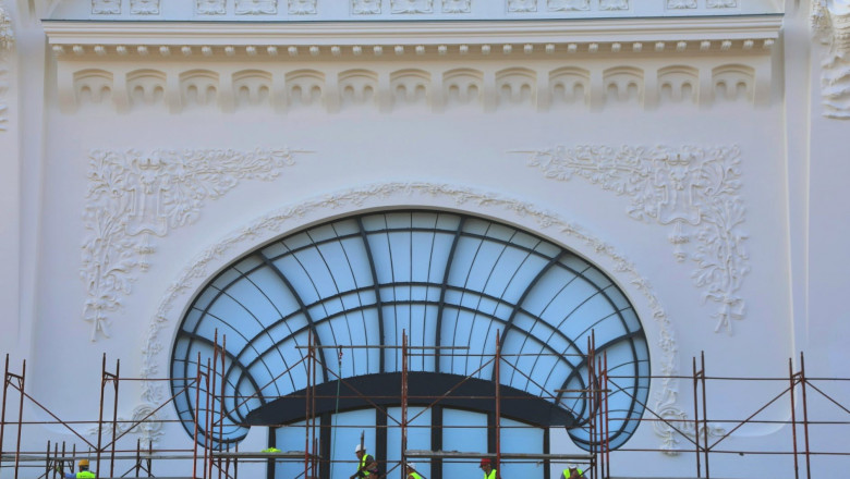 Fatada de nord a Cazinoului din Constanta a fost finalizata si dezvelita Imagine