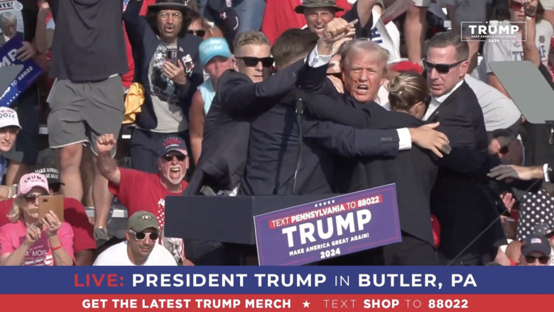 FBI confirma ca Donald Trump a fost lovit de un glont in ziua tentativei de asasinare Imagine
