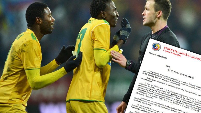 FC Vaslui, penalizata cu 8 puncte, iar pedeapsa ar putea sa creasca Imagine