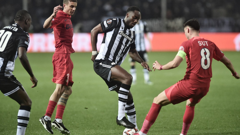 FCSB a invins cu 2-1 PAOK, in prima mansa a play-off-ului pentru optimile Europa League Imagine