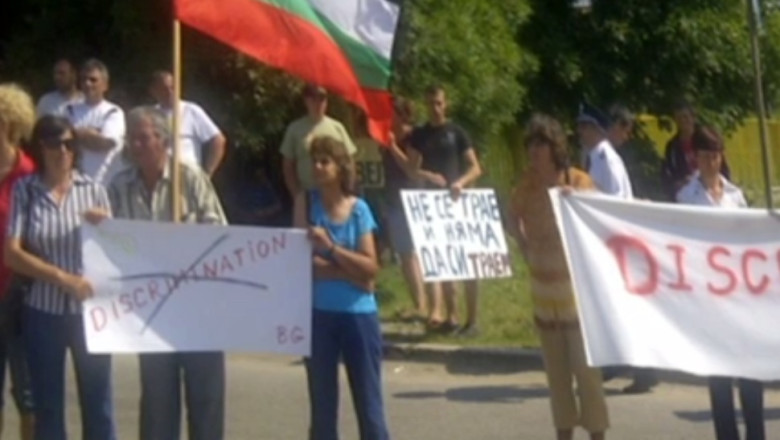 Fermierii bulgari au blocat vama Ruse Imagine