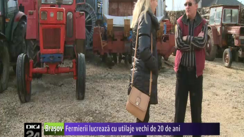 Fermierii romani lucreaza cu utilaje vechi de 20 de ani  Imagine