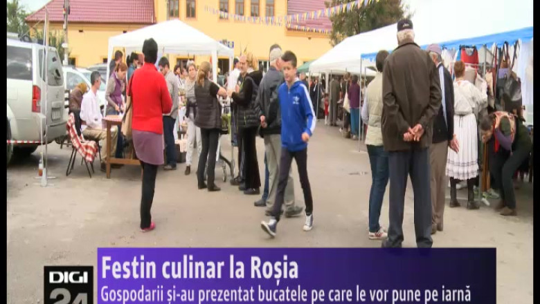 Festin culinar la Rosia, in judetul Bihor Imagine