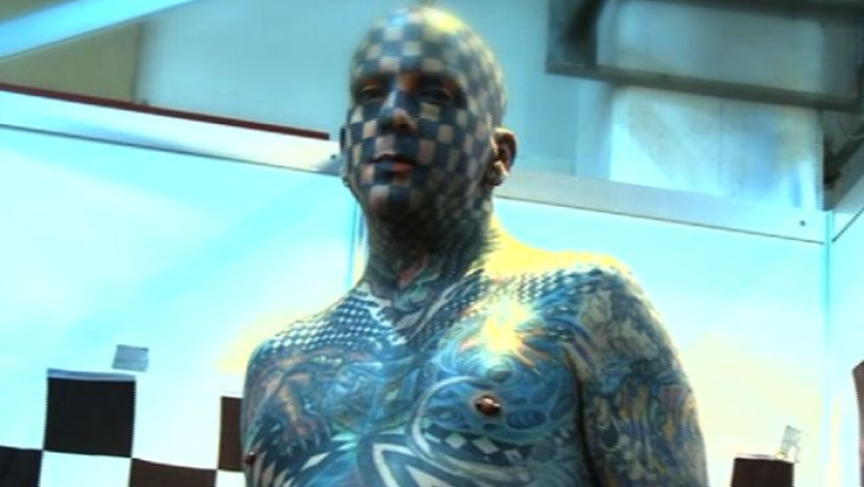 Festival de tatuaj in Bucuresti. La eveniment a fost prezent si detinatorul unui record mondial Imagine