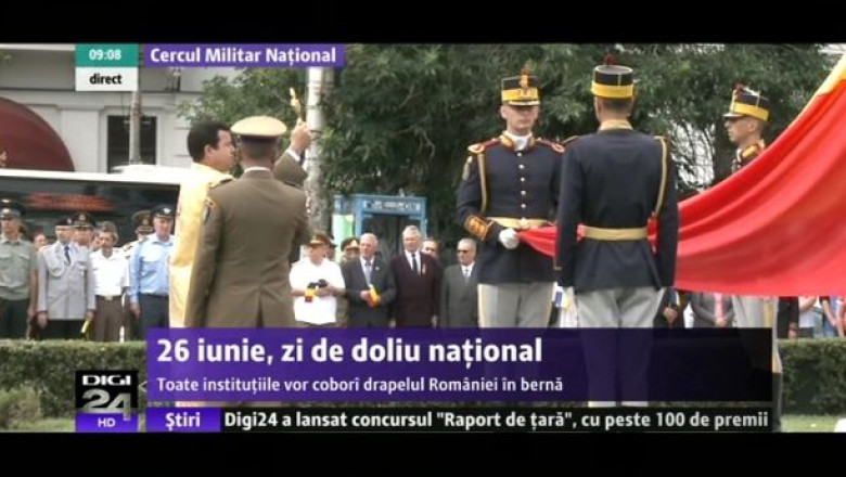 Festivitati de Ziua Drapelului National, sub semnul doliului Imagine
