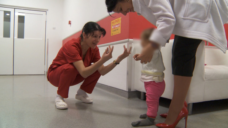 Fetita lasata in gara din Baia Mare de propriul tata Imagine