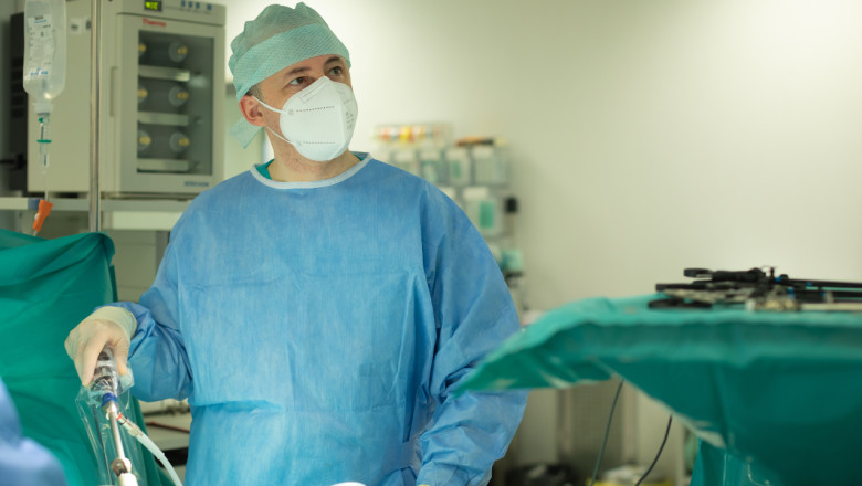 Fibrom uterin de mari dimensiuni operat minim invaziv pentru o recuperare fara complicatii Imagine