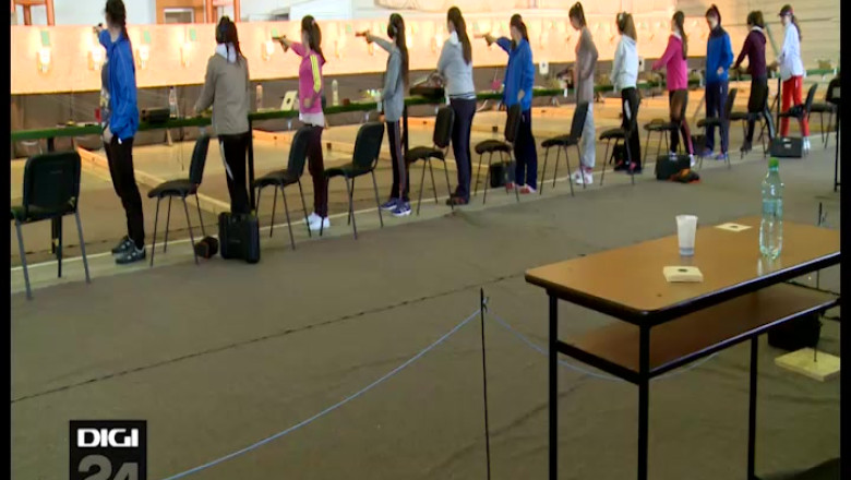 Fiica fostului campion olimpic Sorin Babii, campioana la tir in Oradea Imagine