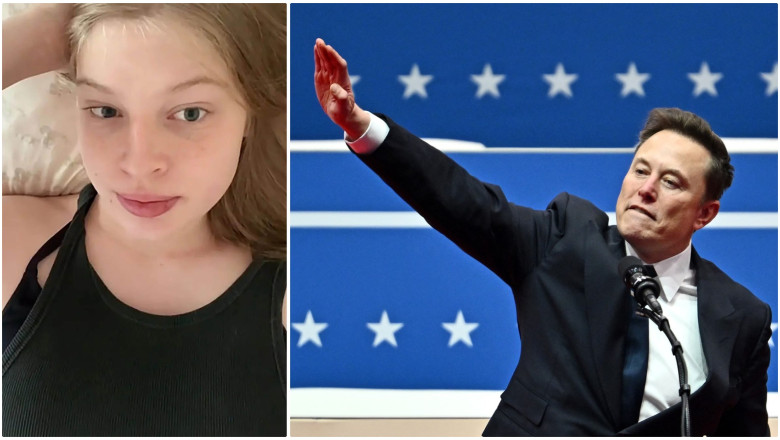 Fiica lui Elon Musk, Vivian Jenna Wilson, isi acuza tatal ca a facut „cu siguranta un salut nazist” la mitinguri Imagine