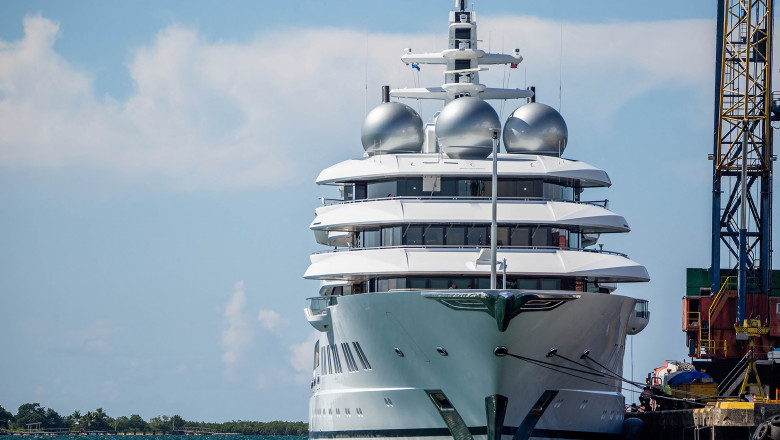 Fiji nu mai poate suporta "risipa financiara" cu super-iahtul oligarhului Suleiman Kerimov si il preda SUA Imagine