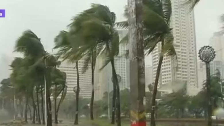FILIPINE. 11 morti si pagube, in urma taifunului Rammasun. Este cel mai violent taifun care loveste arhipelagul anul acesta Imagine