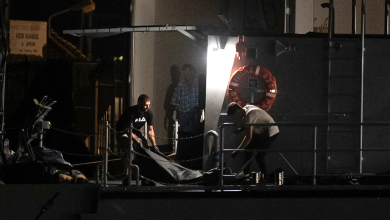 Filmul uneia dintre cele mai mari tragedii din Marea Mediterana. In cala navei care s-a scufundat in 10 minute ar fi fost 100 de copii Imagine