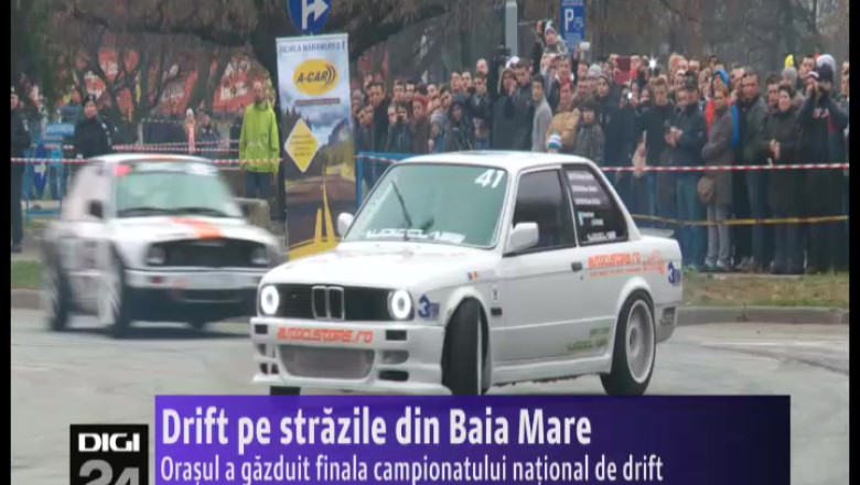 Finala campionatului national de drift pe strazile din Baia Mare Imagine