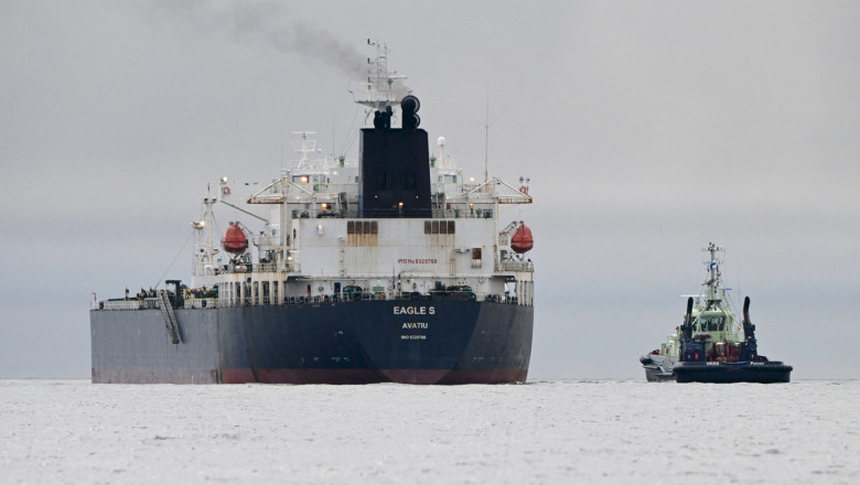 Finlanda a descoperit deficiente grave la petrolierul Eagle S, suspectat de sabotarea cablurilor din Marea Baltica Imagine