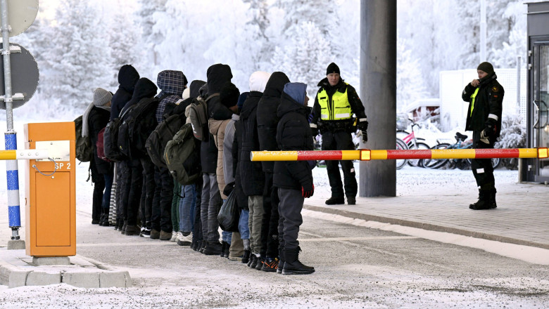 Finlanda ia in calcul sa inchida complet granita sa cu Rusia din cauza valului de migranti ilegali. Un singur punct ramane deschis Imagine