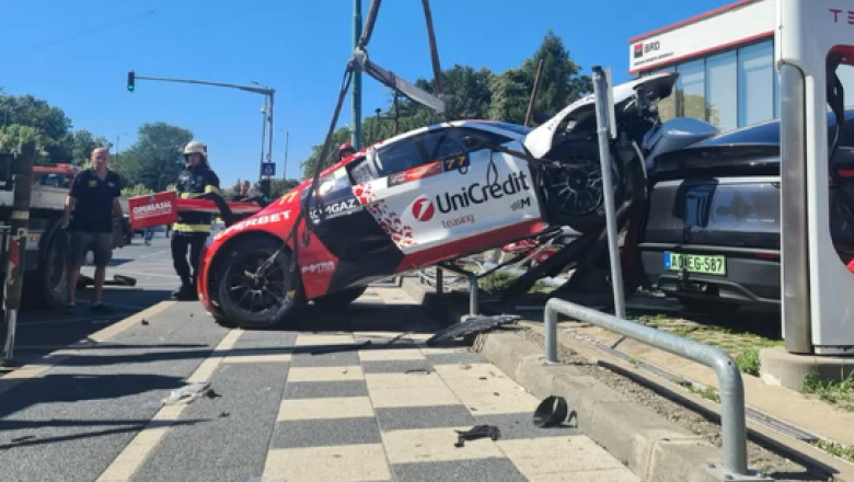 Fiul lui Mihai Leu, accident la o cursa de raliu din Timisoara. Politia a deschis dosar penal Imagine