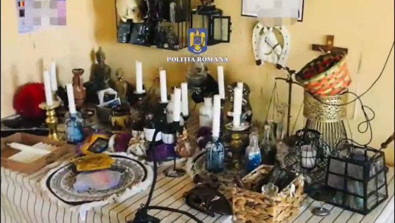 Fiul minor al liderului clanului Sadoveanu a fost retinut. Acesta i-a cerut 10.000 de euro unei fete pentru a face ritualuri oculte Imagine