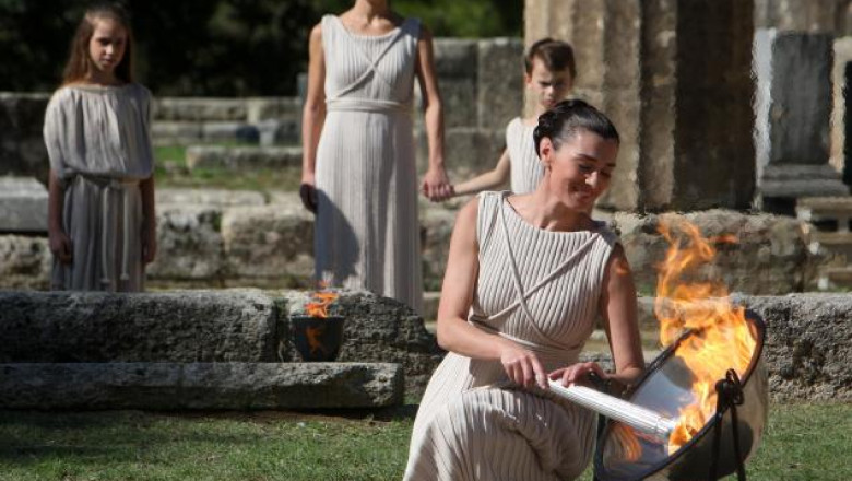Flacara Olimpica pentru JO de iarna de la Soci va fi aprinsa astazi, in Grecia Imagine