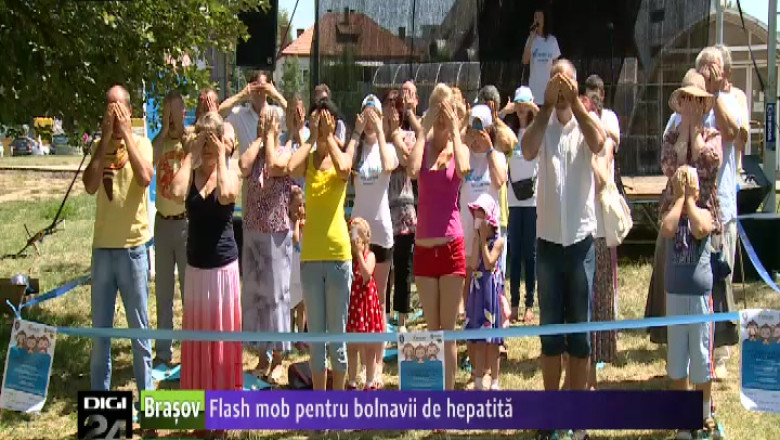 Flashmob pentru bolnavii de hepatita Imagine