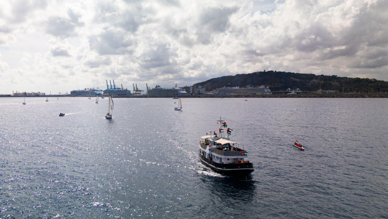 Flotila Gretei Thunberg care naviga spre Gaza a fost atacata cu drone: „Practic, o declaratie de razboi” Imagine