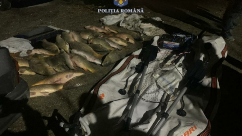 Focuri de arma pe raul Olt. Un barbat a fost retinut 24 de ore de politisti pentru braconaj piscicol Imagine