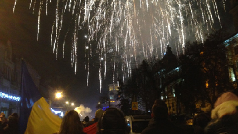 Focuri de artificii la Cluj-Napoca Imagine