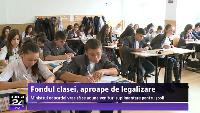 „Fondul clasei” ar putea intra in legalitate din aceasta toamna. Contributia parintilor: practica veche, dar ilegala Imagine