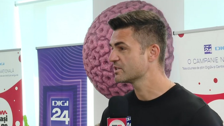 Fostul fotbalist Florin Bratu a donat sange in cadrul campaniei „Avem acelasi sange”: Ma bucur ca pot ajuta oameni Imagine
