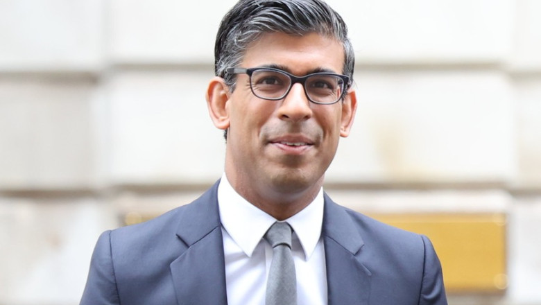 Fostul ministru de finante Rishi Sunak, candidat la succesiunea lui Boris Johnson Imagine