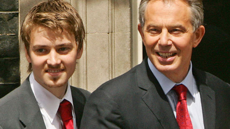 Fostul premier britanic Tony Blair a devenit socru mare Imagine