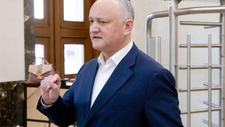 Fostul presedinte al Rep. Moldova Igor Dodon a fost retinut intr-un dosar penal de coruptie si tradare de Patrie Imagine