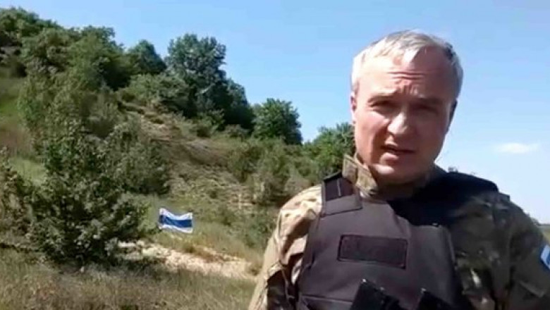 Fostul vicepresedinte al Gazprombank Igor Volobuev s-a alaturat Legiunii "Libertatea Rusiei", care lupta impotriva armatei lui Putin Imagine