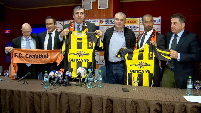 FOTBAL. Ceahlaul si-a prezentat noul staff. Ze Maria a fost instalat in functia de antrenor Imagine