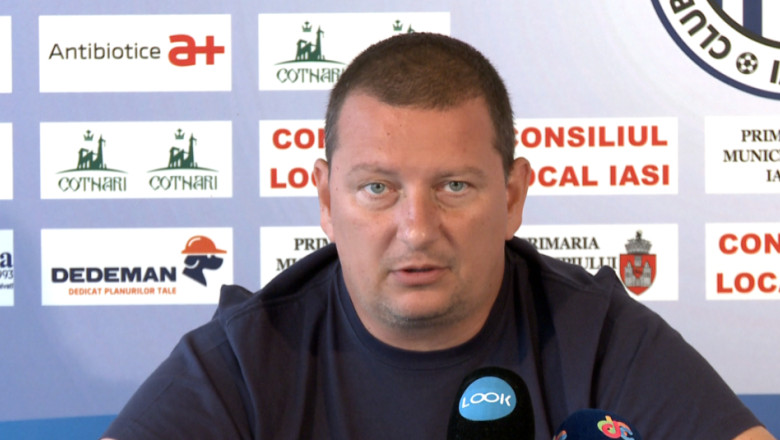 FOTBAL. Chirila ramane optimist. Antrenorul CSMS Iasi a anuntat cand isi va reveni echipa Imagine