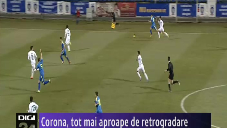 FOTBAL. Corona, tot mai aproape de retrogradare Imagine