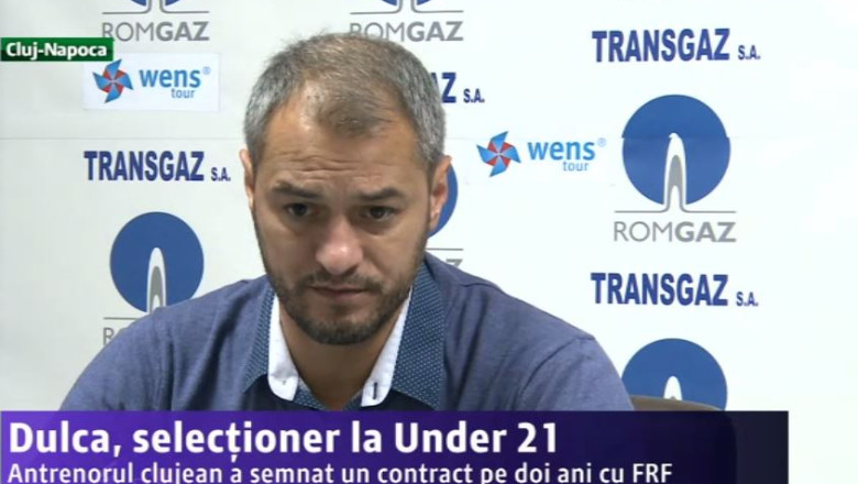 Fotbal. Cristian Dulca, selectioner al Nationalei Under 21 Imagine