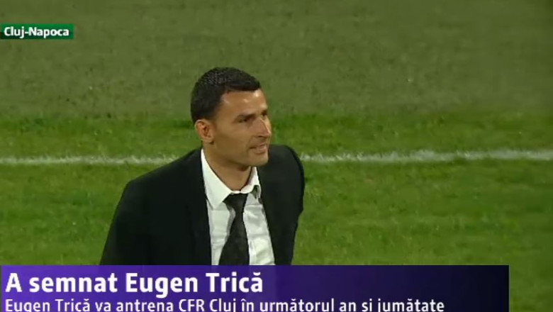 Fotbal. Eugen Trica a semnat cu CFR Cluj Imagine