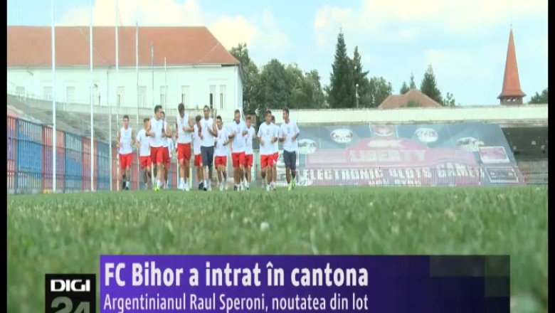 FOTBAL. FC Bihor a intrat in cantonament, cu un argentinian in lot Imagine