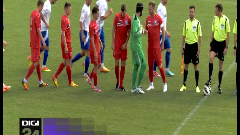 FOTBAL. FC Bihor a obtinut primul punct din campionat: 1-1 cu Soimii Pancota Imagine