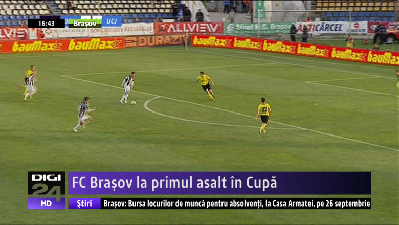 FOTBAL. FC Brasov la primul asalt in Cupa Imagine