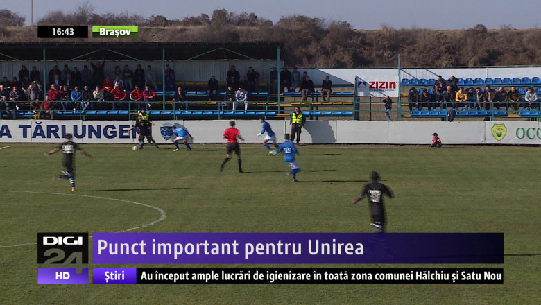 FOTBAL. Punct important pentru Unirea Imagine