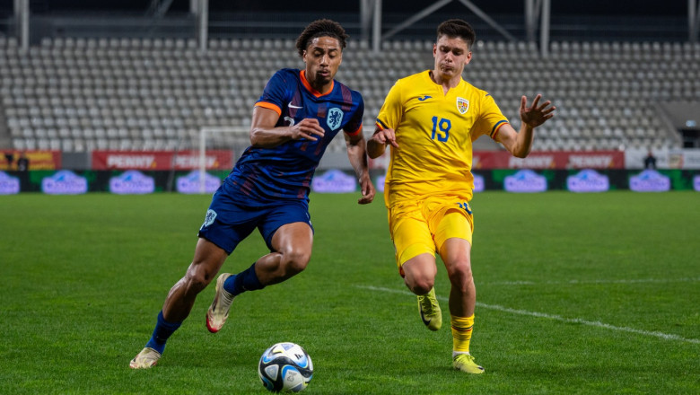 Fotbal: Romania U21 - tarile de Jos U21, scor 0-2, in meci amical Imagine
