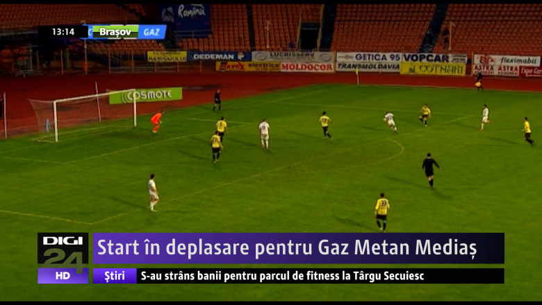 FOTBAL. Start in deplasare pentru Gaz Metan Medias Imagine