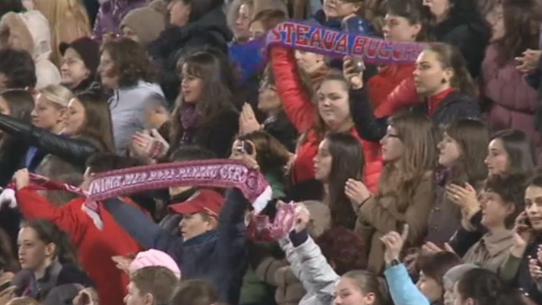 Fotbal. Steaua a umplut stadionul din Gruia Imagine