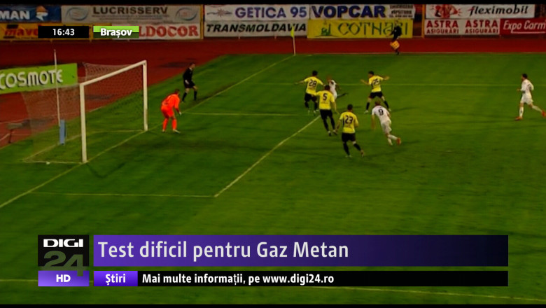 FOTBAL. Test dificil pentru Gaz Metan Medias Imagine