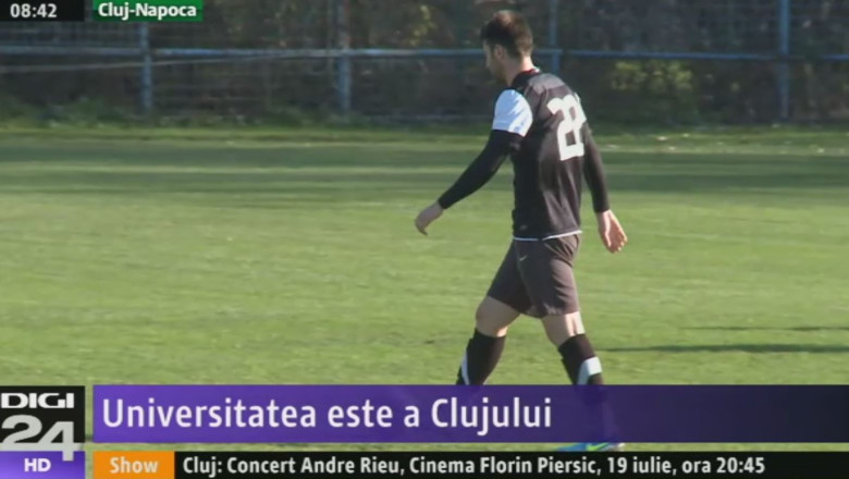 Fotbal. Universitatea este a Clujului Imagine