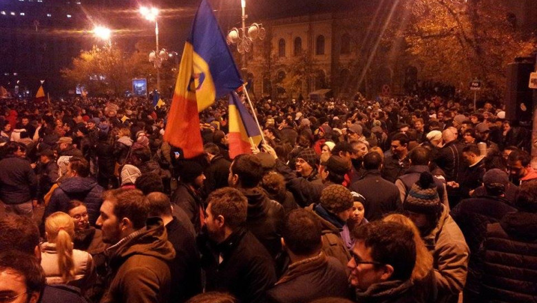 FOTO&VIDEO. Proteste terminate cu bucuria victoriei Imagine