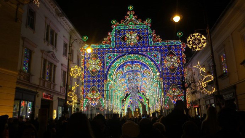 FOTO & VIDEO. Sibiu, orasul luminilor Imagine