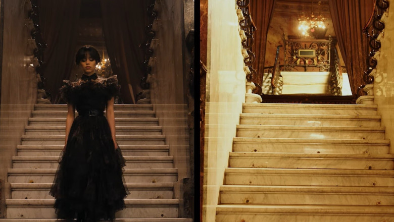 FOTO Cel mai nou serial regizat de Tim Burton a fost filmat in Romania. Care sunt locatiile faimoase alese de cineast Imagine